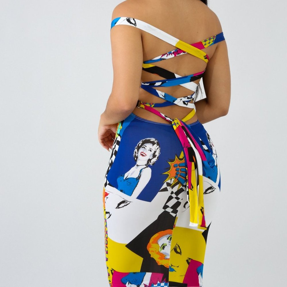 Print Bodycon Dress